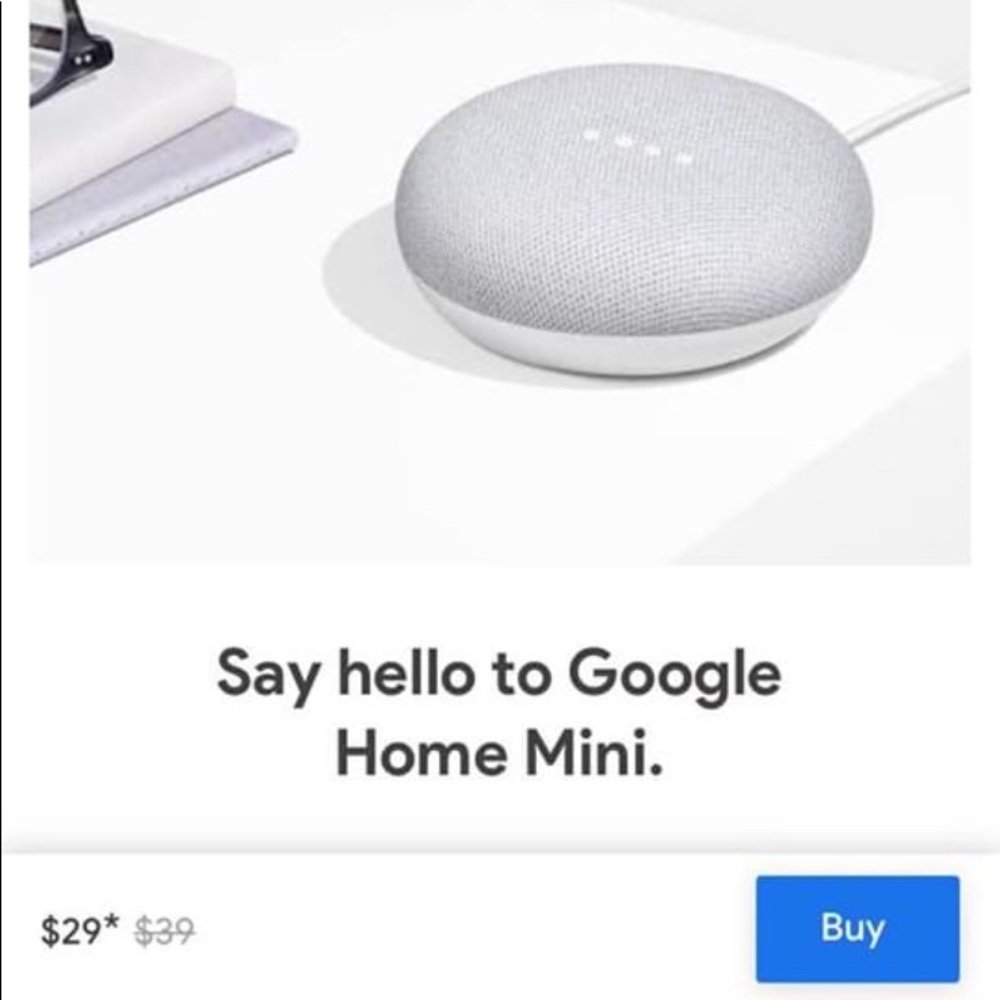 ❌SOLD❌ NWT Charcoal Gray Google Home Mini - Picture 9 of 9